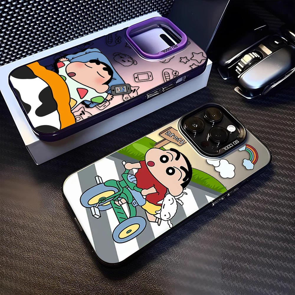 Realme C67 - Casing Ponsel Sampul Kartun C-crayon S-shin