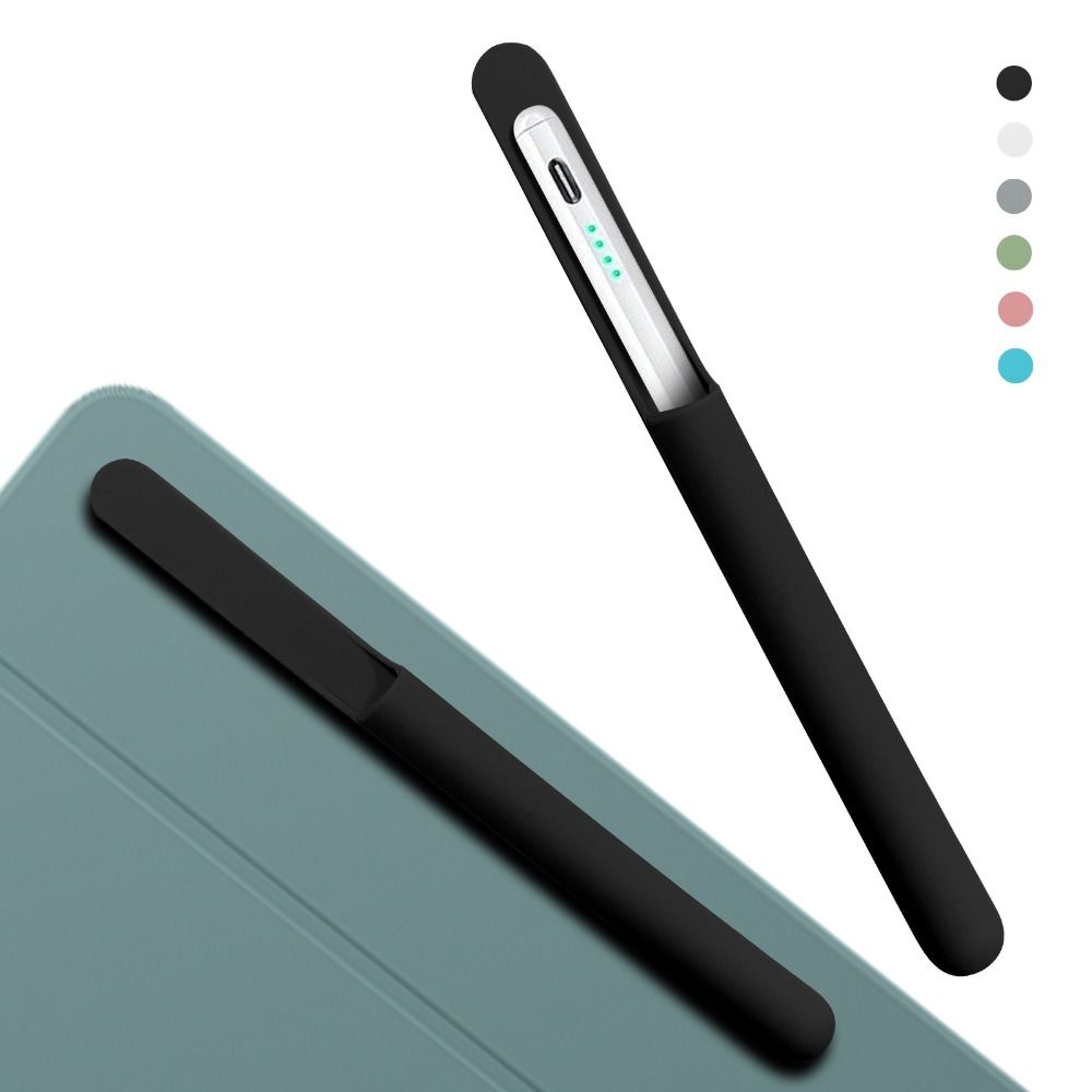 Smart Pen Digital - Tempat Pensil Silikon Baru, Perekat Mandiri,