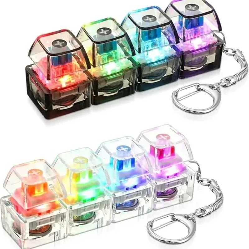 Electronics Gadgets For Kids - Gantungan Kunci Keyboard LED Mainan Fidget