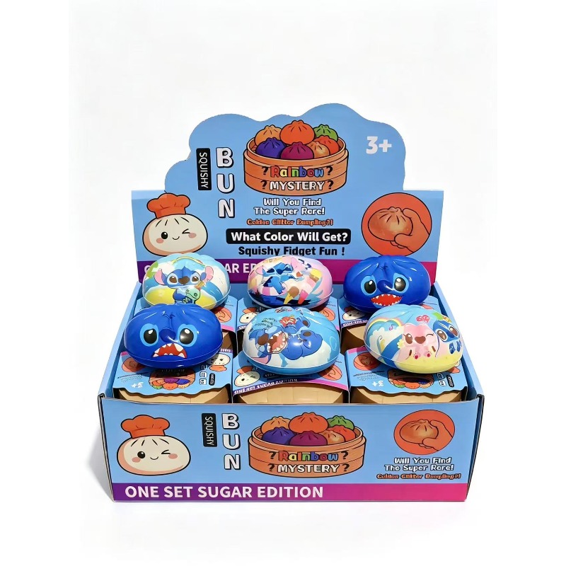 Electronics Latest Gadgets - Mainan Squishy Anime Stitch Bentuk Bakpao,