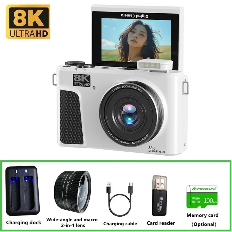 Electronics Home Gadgets - Kamera Digital WD300 8K 88MP, kamera