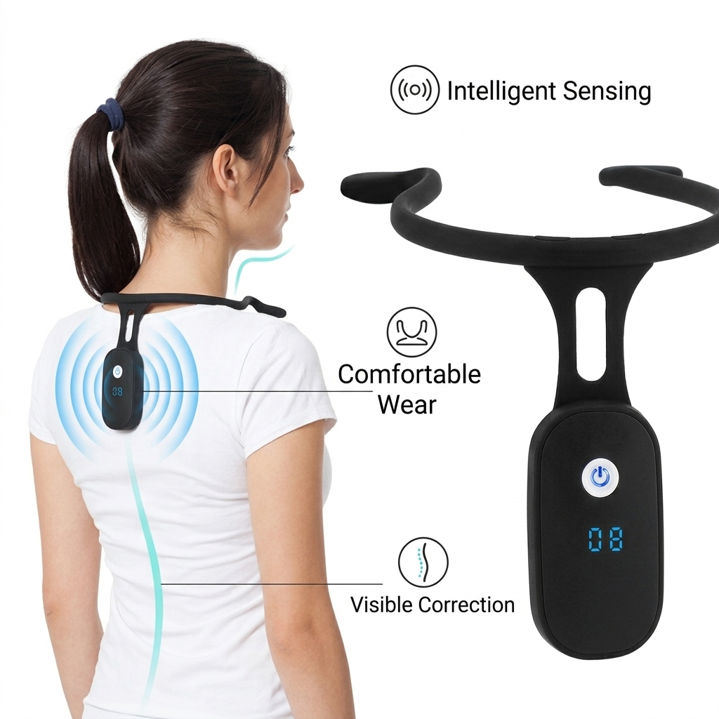 Smart Posture Sensor - Penyesuai Postur Tubuh Layar LCD Penyangga