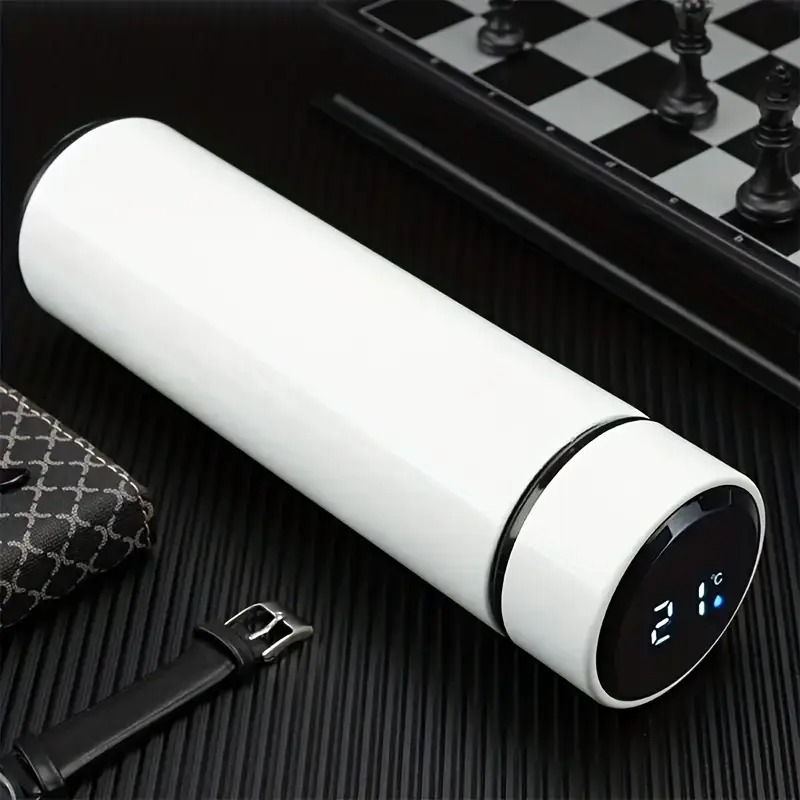 Smart Water Bottle Tracker - Mug Termos Pintar Baja Tahan Karat