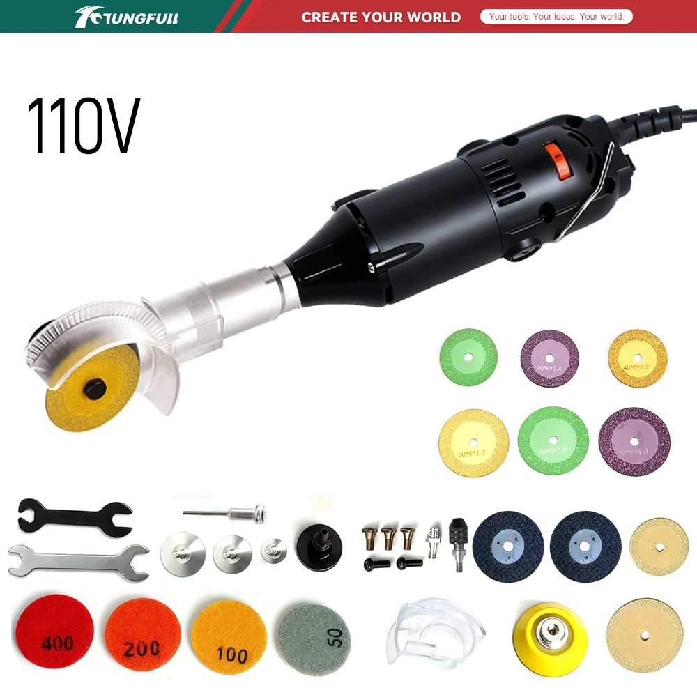 Electric Gadget - TUNGFULL 110V Penggiling Sudut Mini Mesin