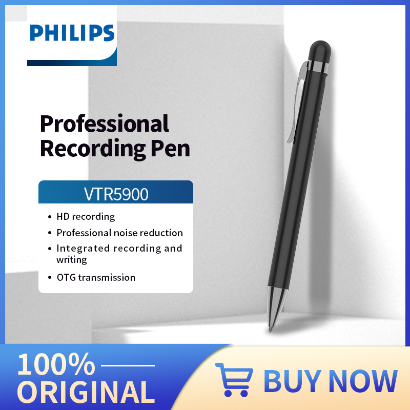 Voice Recorder Pen - PHILIPS Perekam Suara Profesional Pena Rekaman