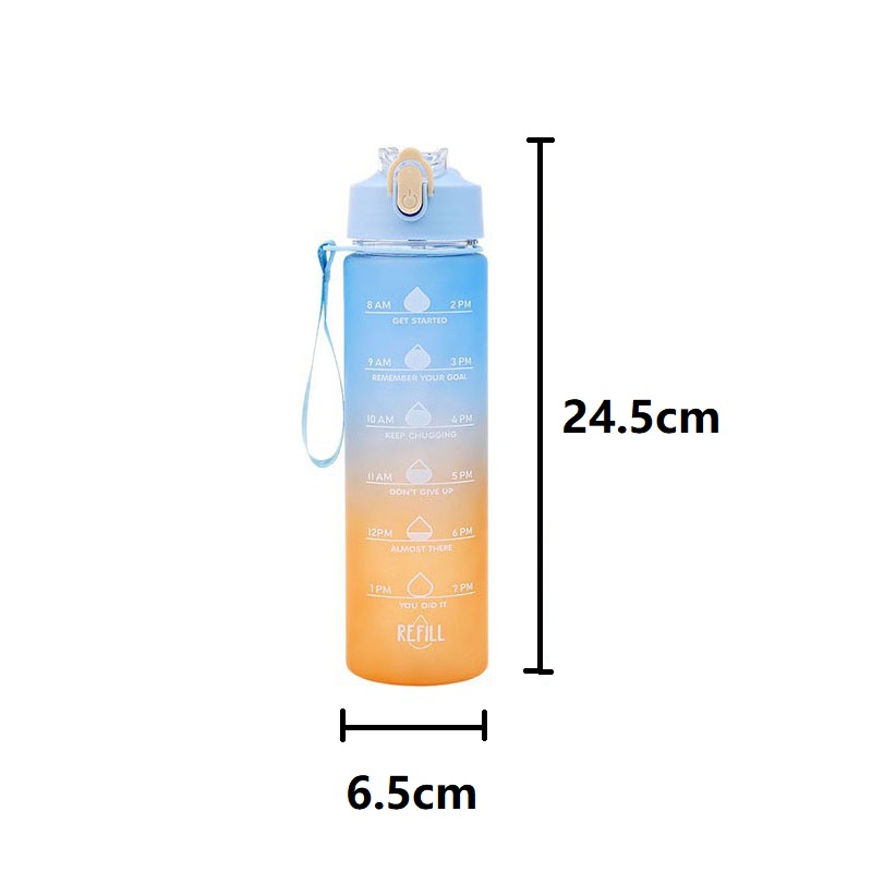 Botol Minum Plastik Tahan Pana - Smart Water Bottle Tracker ulasan dan harga