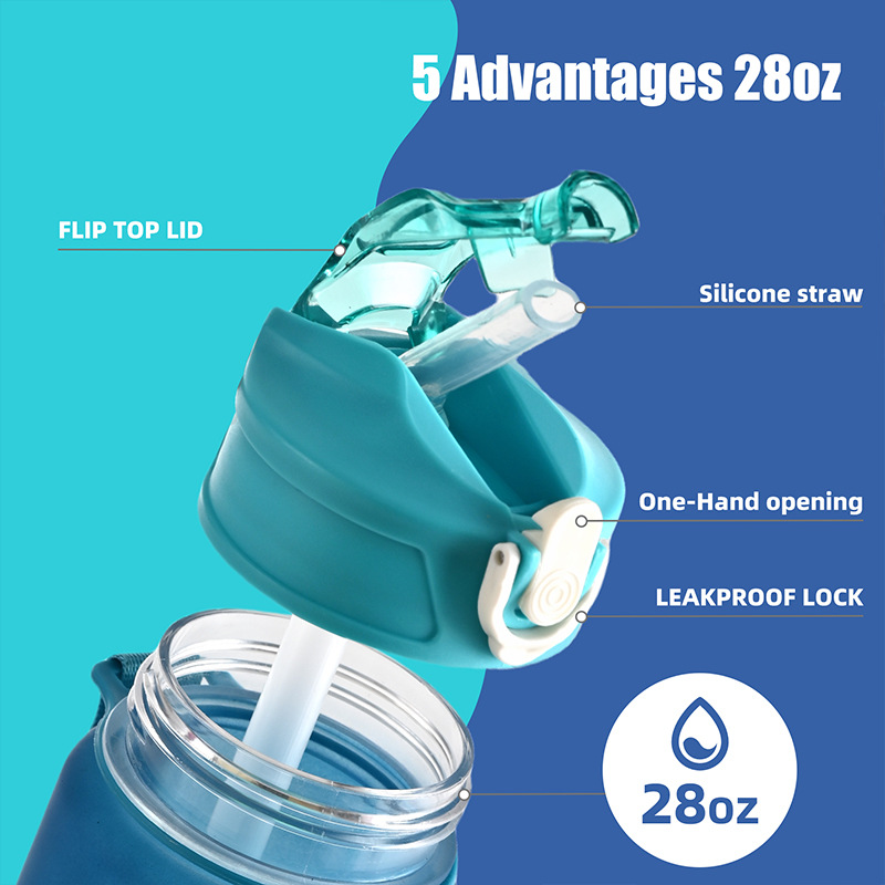 1 Buah Diskon Besar 750ML Peng - Smart Water Bottle Tracker ulasan dan harga