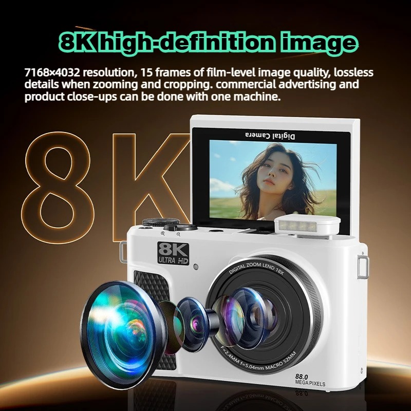 Kamera Digital WD300 8K 88MP,  - Electronics Home Gadgets ulasan dan harga
