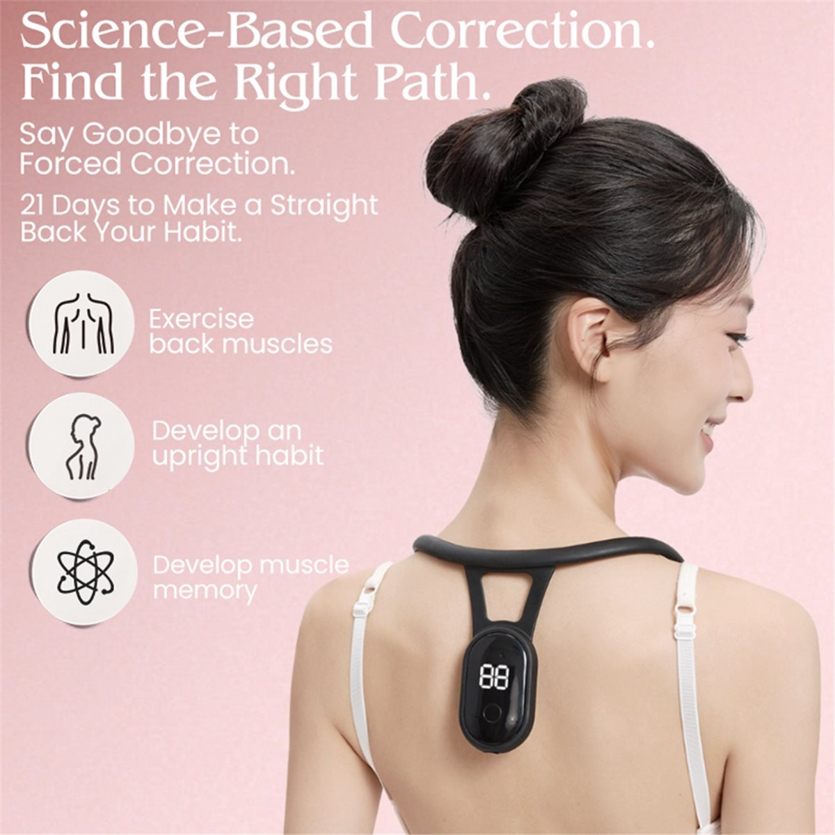 [BLACKFRIDAY] Korektor Postur  - Smart Posture Sensor ulasan dan harga