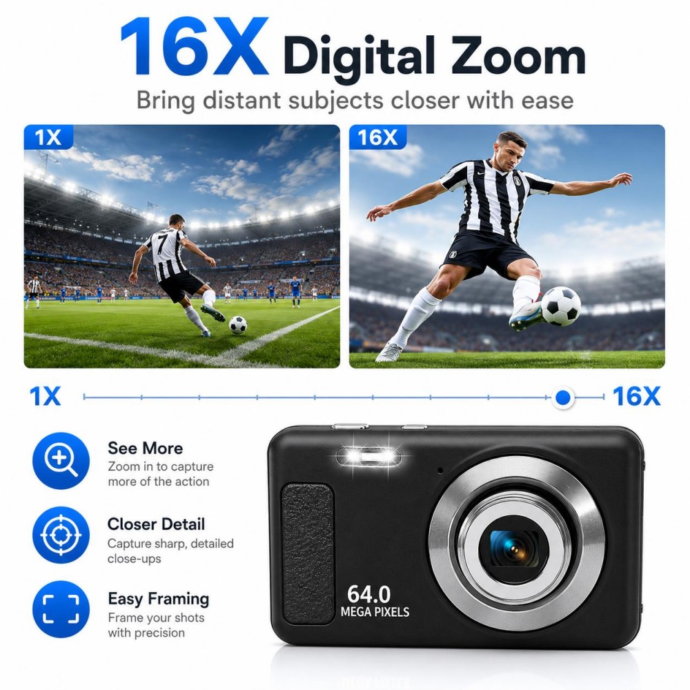 Kamera Digital Portabel 4K Ult - Electronics Home Gadgets ulasan dan harga
