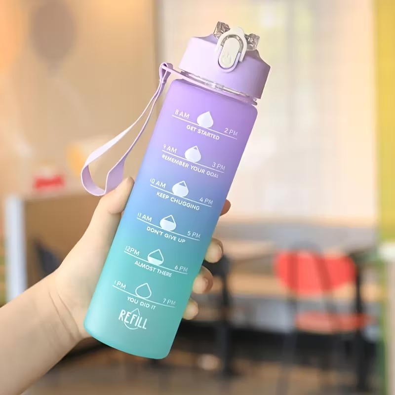 Botol Air Olahraga 900ml Tahan - Smart Water Bottle Tracker ulasan dan harga