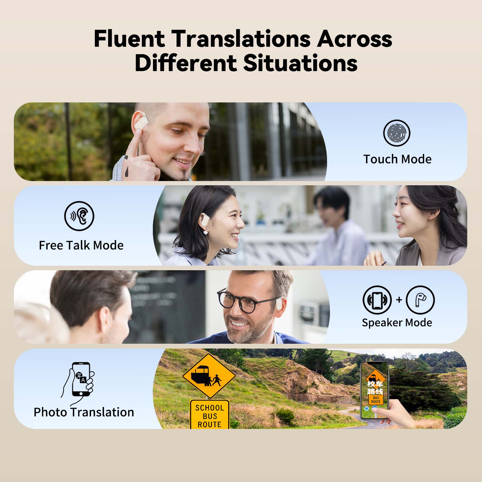 Earbud Penerjemah Wooask M9, H - Portable Translator Device ulasan dan harga