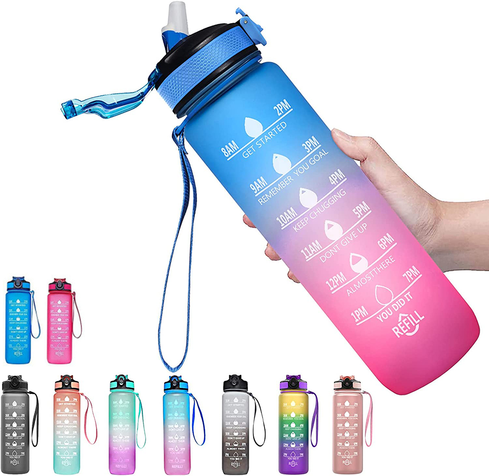 Botol air olahraga motivasi, b - Smart Water Bottle Tracker ulasan dan harga