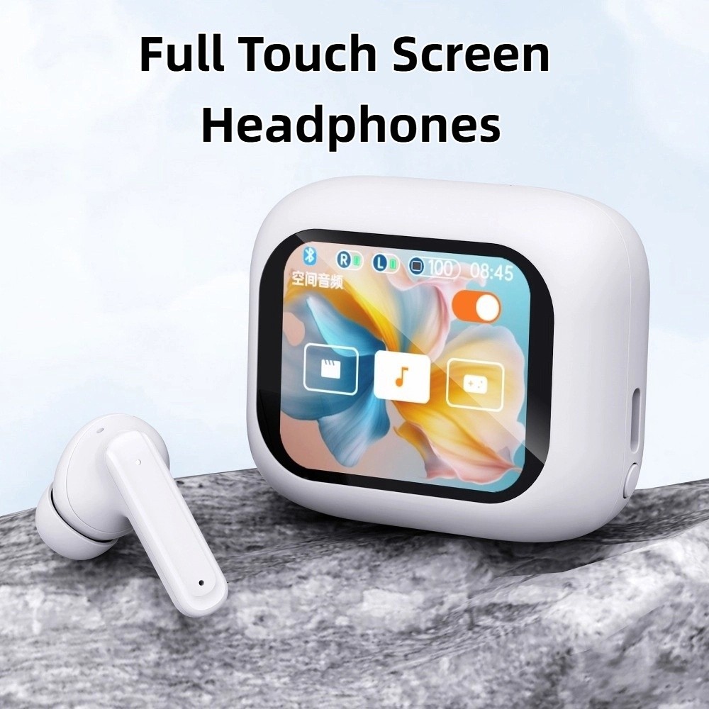 Headphone Bluetooth 5.4 Layar  - Earbuds Anc Wireless ulasan dan harga