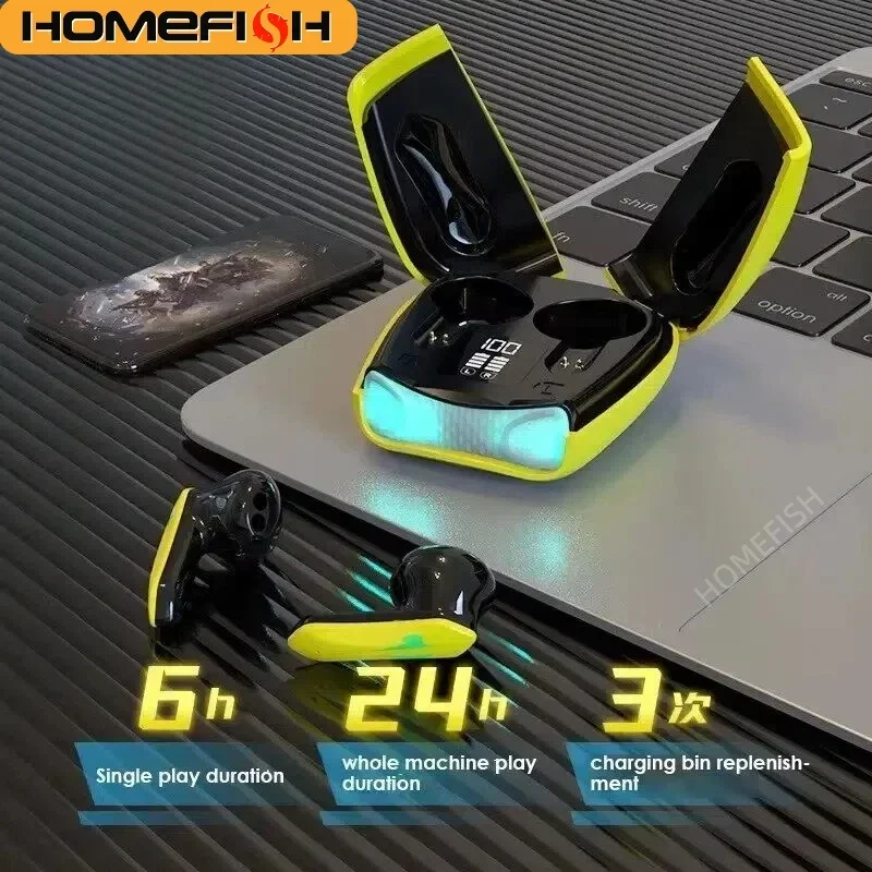 HOMEFISH Earbud Nirkabel BT 5. - Earbuds Anc Wireless ulasan dan harga
