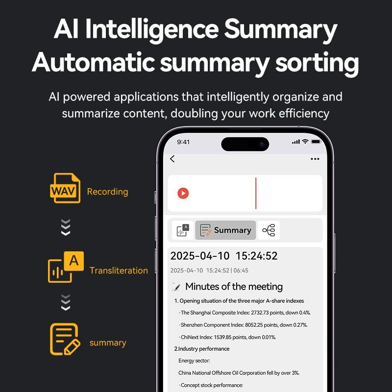 Pena Perekam Suara AI Pintar d - Voice Recorder Pen ulasan dan harga