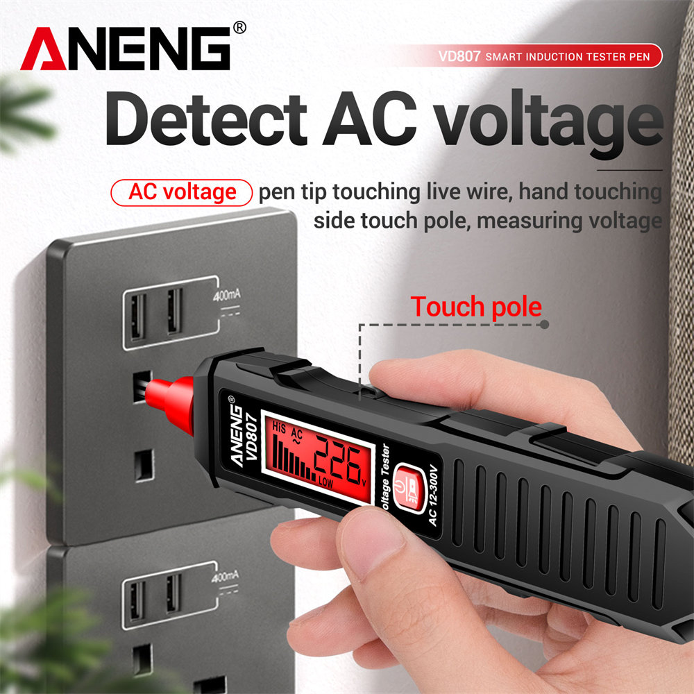 ANENG VD807 penguji induksi sa - Smart Pen Digital ulasan dan harga