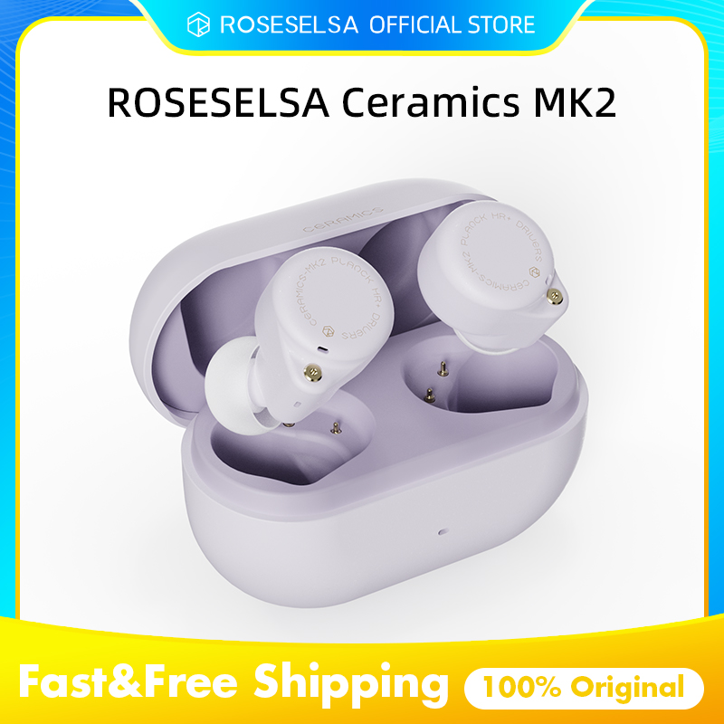 ROSESELSA Ceramics MK2 TWS Ear - Earbuds Anc Wireless ulasan dan harga