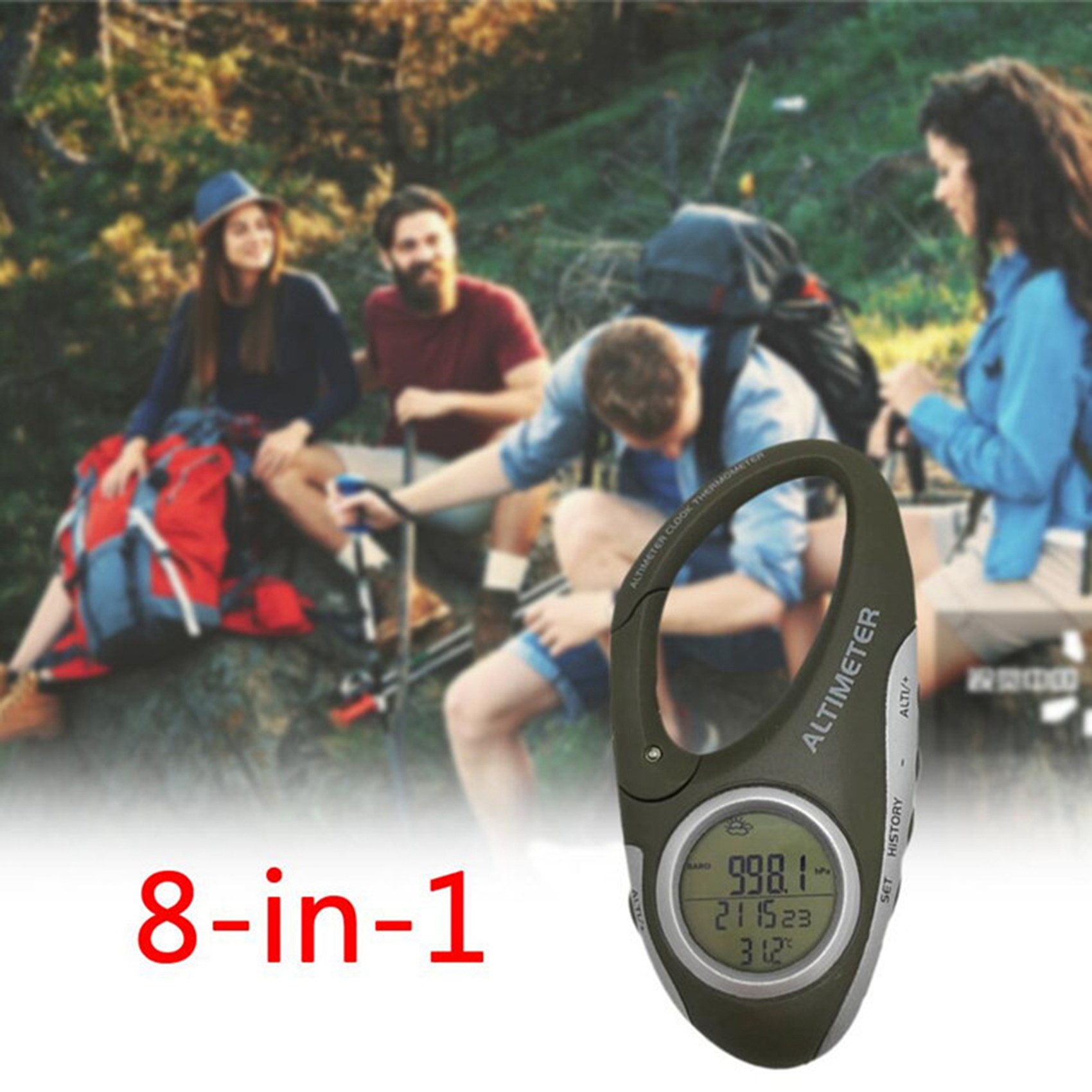 Altimeter elektronik Carabiner - Electronics And Gadgets With A ulasan dan harga