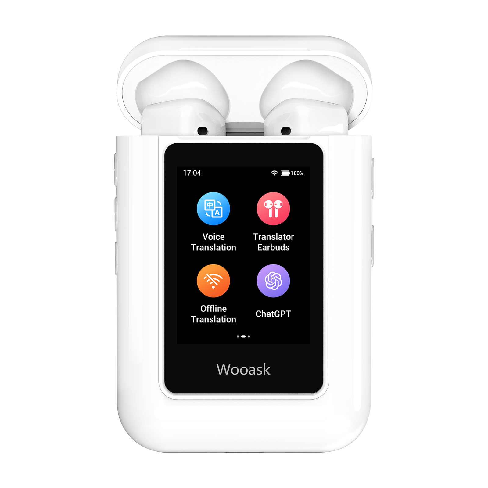 Wooask [A8] penerjemah earbud, - Portable Translator Device ulasan dan harga